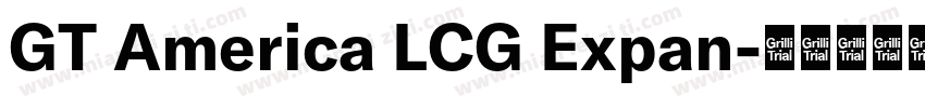 GT America LCG Expan字体转换